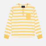 bandline longsleeve yellow & heather grey