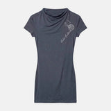 postal baby tee grey