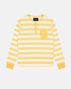 bandline longsleeve yellow & heather grey