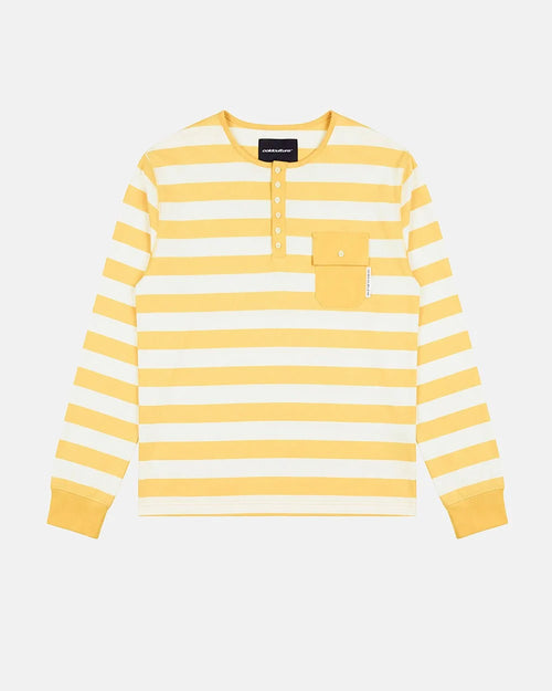 bandline longsleeve yellow & heather grey