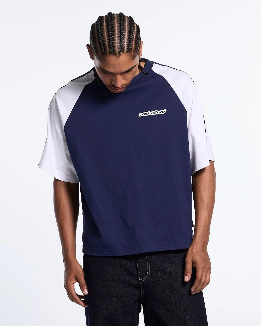 combo tee navy