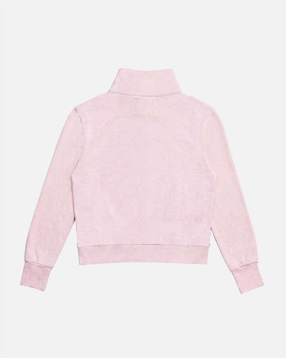 crossed zip hoodie woman pink
