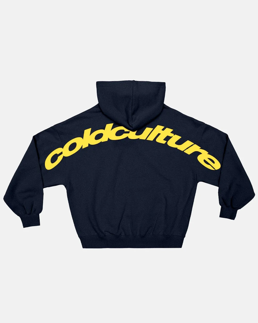 curved hoodie midnight blue