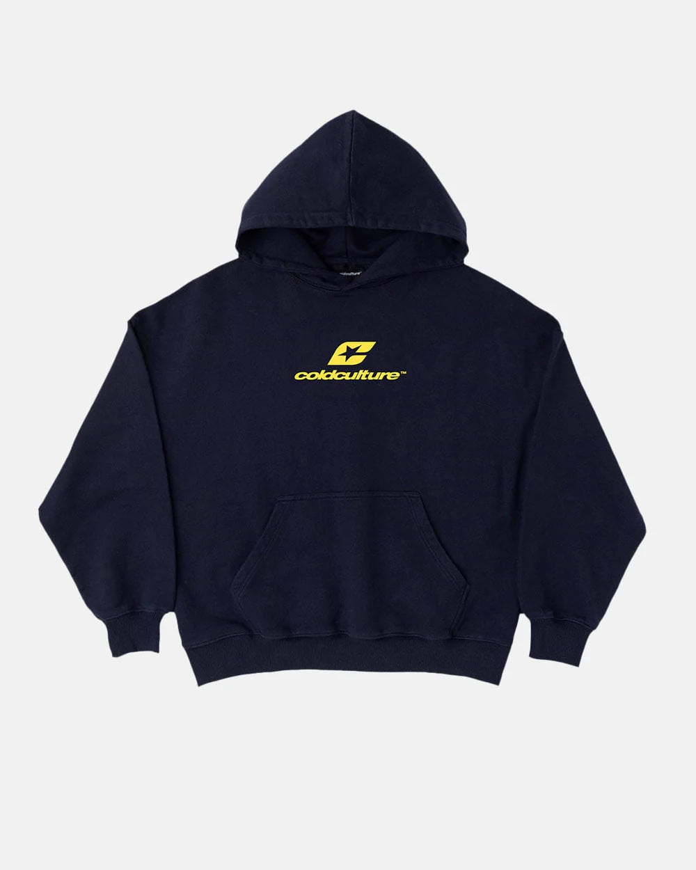 curved hoodie midnight blue
