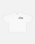 gold parade tee white