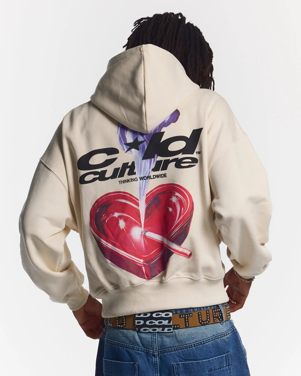 heart ashtray hoodie grey