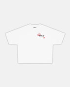 kiss in the astros tee white