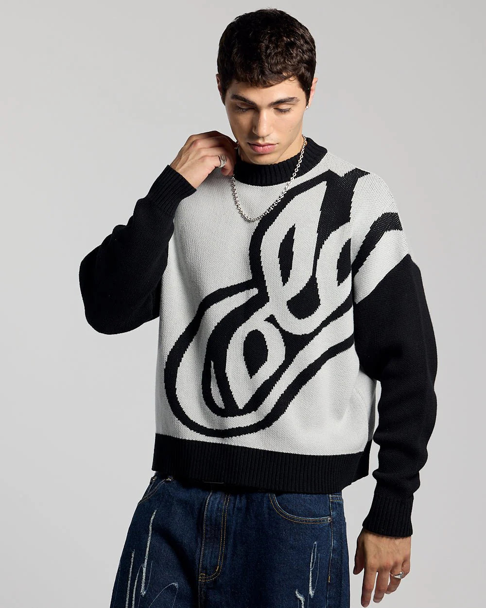 rage knit grey