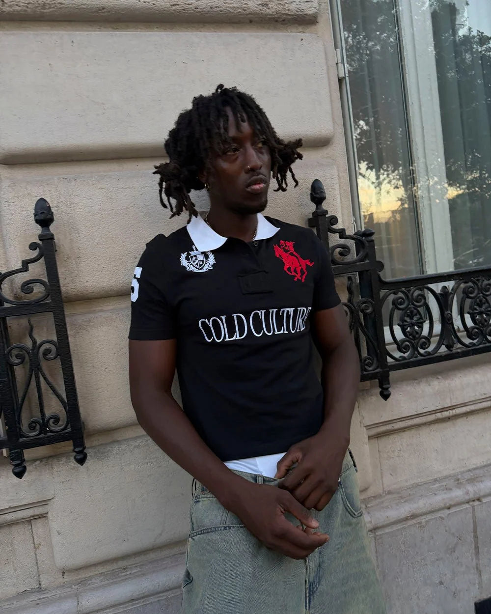 riding club polo black