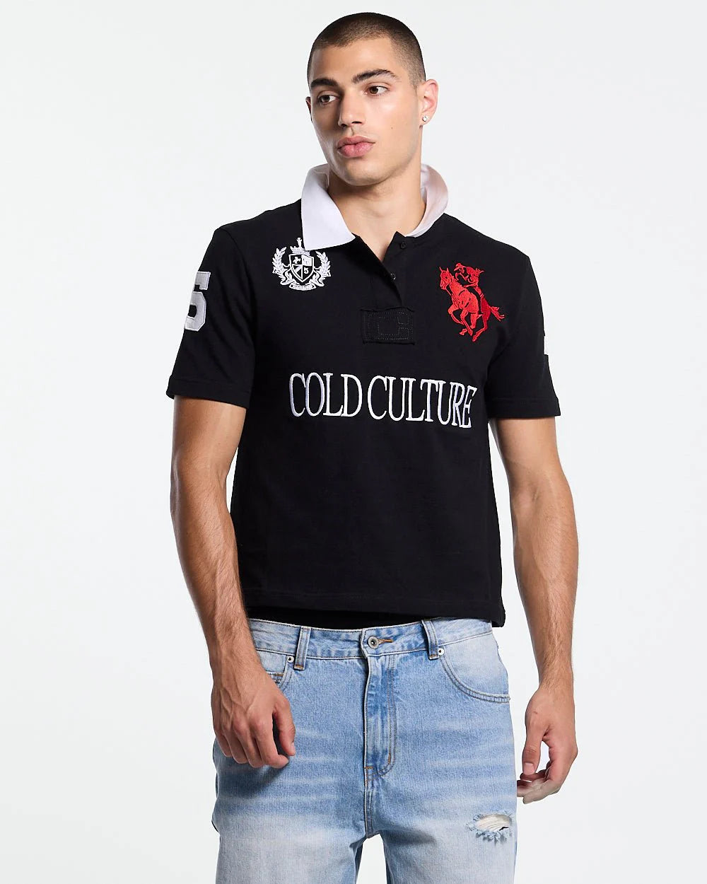 riding club polo black