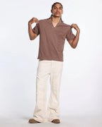 rogue crossed tee heather grey