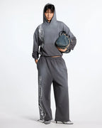 script sweatpants antracite grey