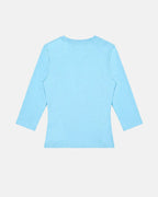 soft tide 3/4 sleeve blue