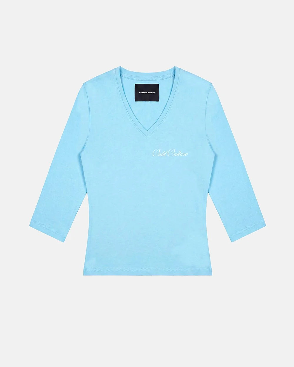 soft tide 3/4 sleeve blue