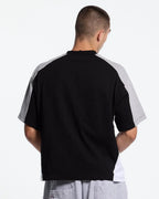 speed spoke tee black & heather grey