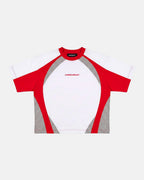 speed spoke tee red