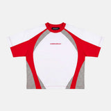 speed spoke tee red