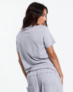 stallion tee heather grey