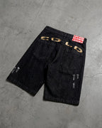 toxic shorts black denim