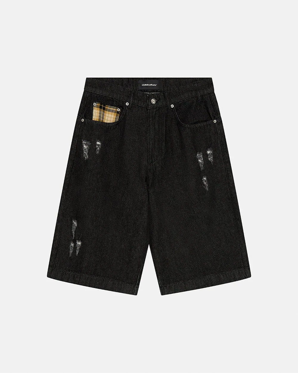 toxic shorts black denim