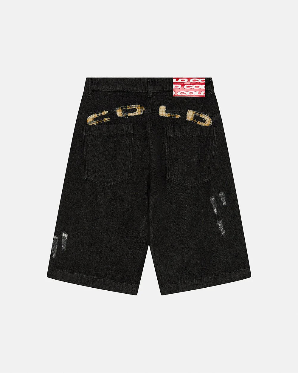 toxic shorts black denim