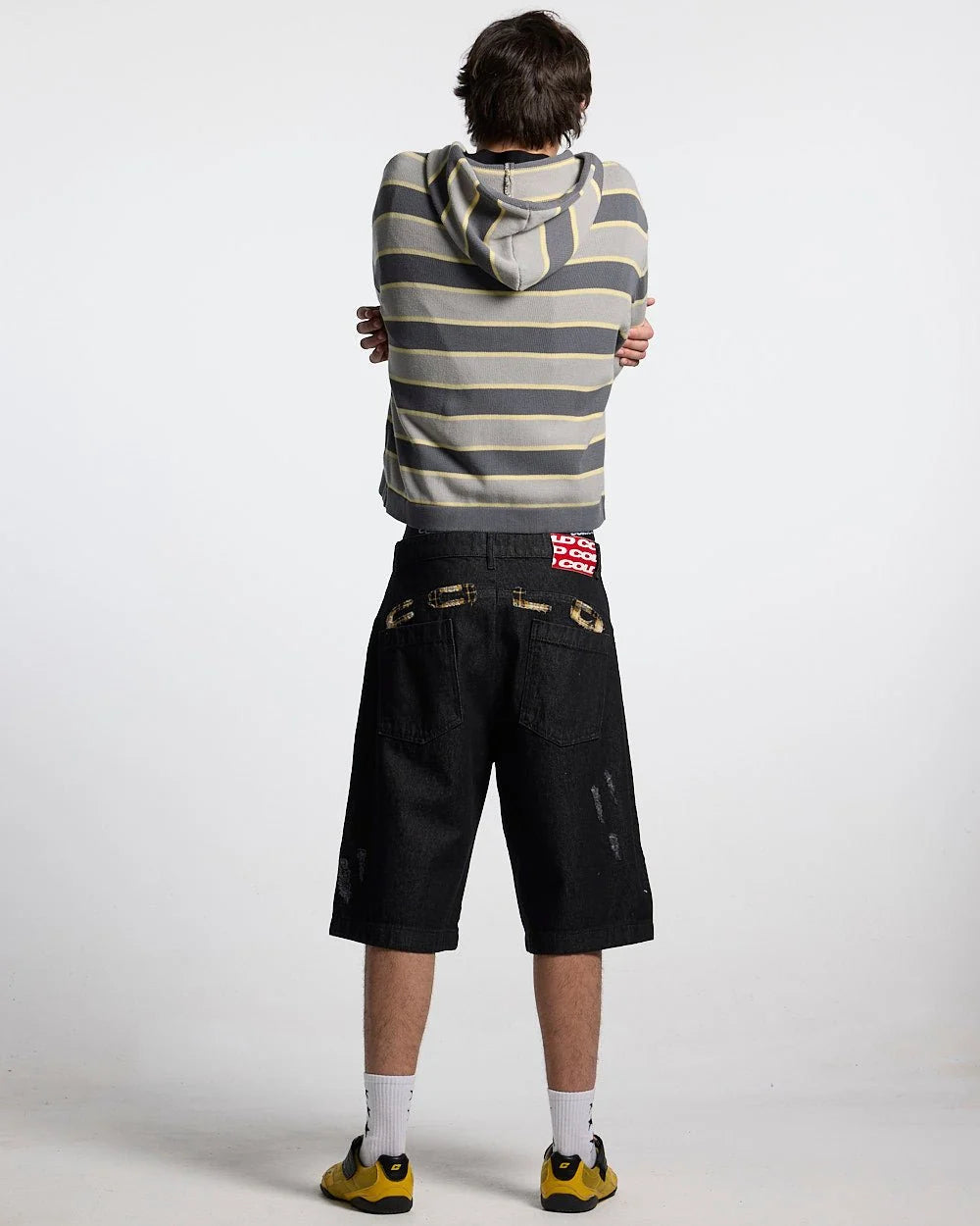 toxic shorts black denim