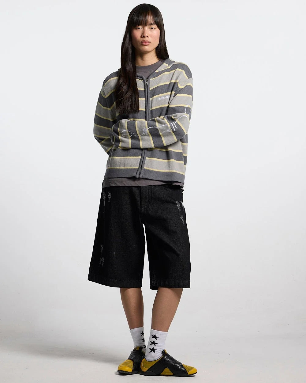 toxic shorts black denim
